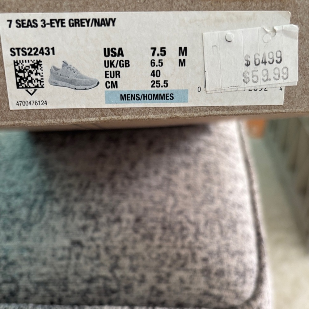 Sperry Light Gray Athletic Shoes